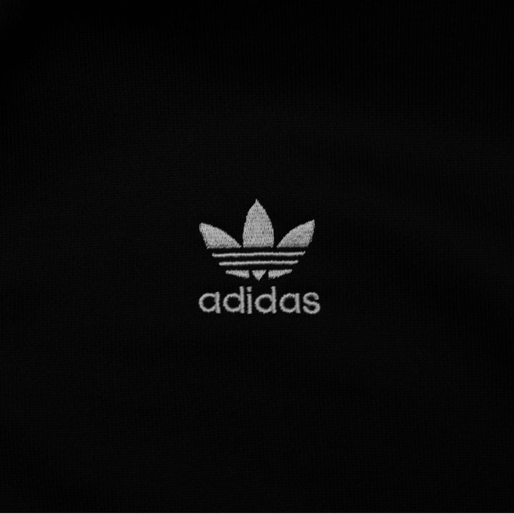 Ladies Adidas Originals Lock-Up Track Jacket Black White Size S