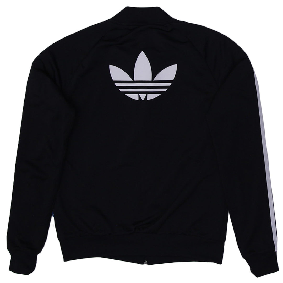 Ladies Embroidered Adidas Logo Zip Up Jacket
