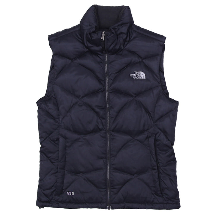Ladies Embroidered The North Face Logo 550 Puffer Vest