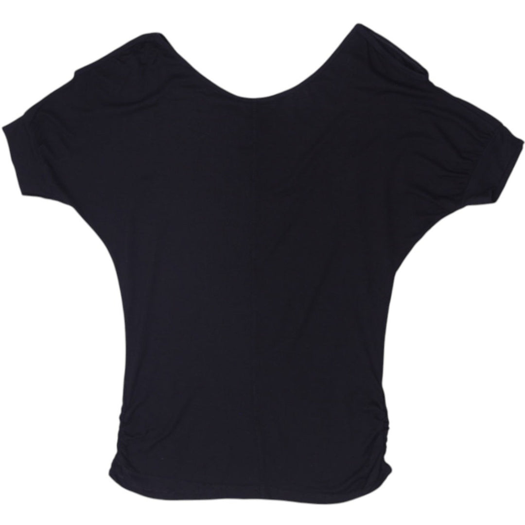 Y2K Ladies Guess by Marciano Bedazzled Crystal Spellout Top Size XL