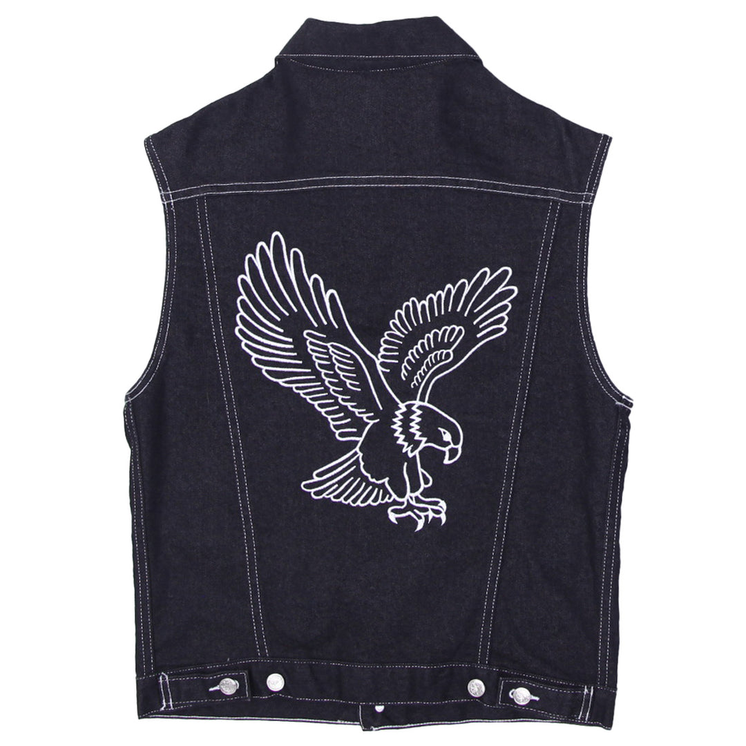 Mens Made In USA Denim Vest