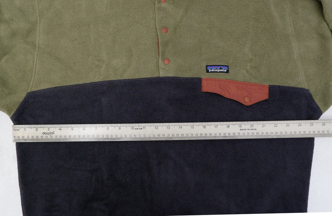 Mens Patagonia Synchilla Snap Button Fleece Sweater