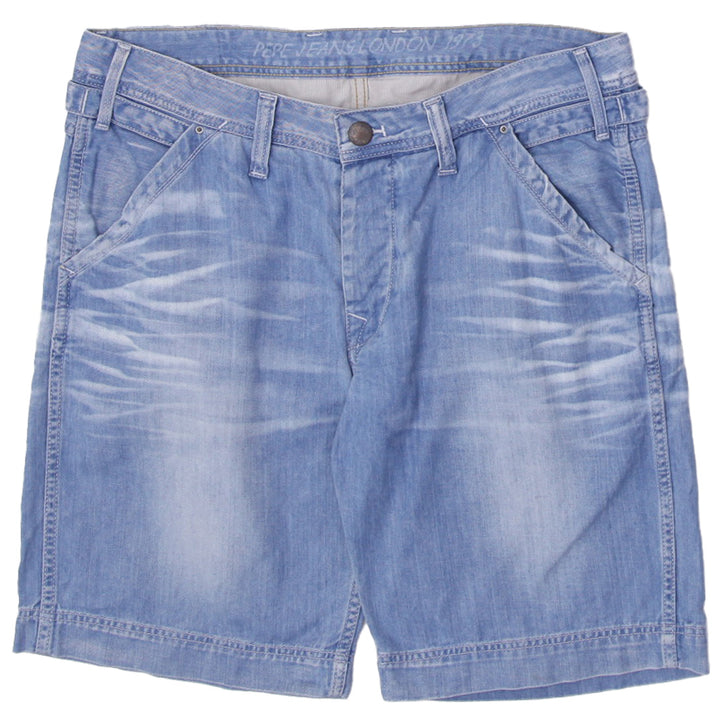 Mens Pepe Jeans London 1973 Washed Denim Shorts