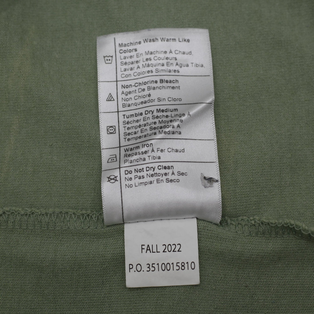 Ladies Carhartt K87 Workwear Short Sleeve Pocket Loose Fit T-Shirt Sage Green L