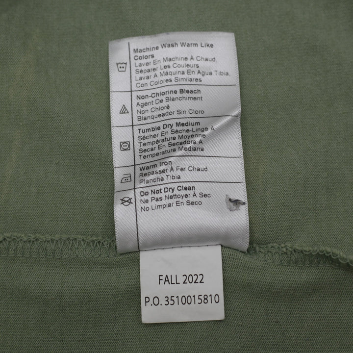 Ladies Carhartt K87 Workwear Short Sleeve Pocket Loose Fit T-Shirt Sage Green L