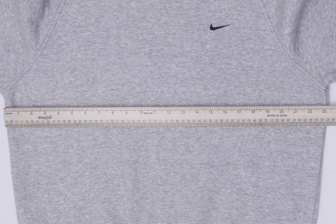 Vintage Mens Nike Pullover Sweatshirt Small Check Crewneck Logo Size L