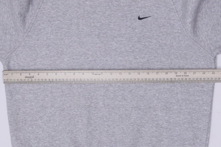 Vintage Mens Nike Pullover Sweatshirt Small Check Crewneck Logo Size L