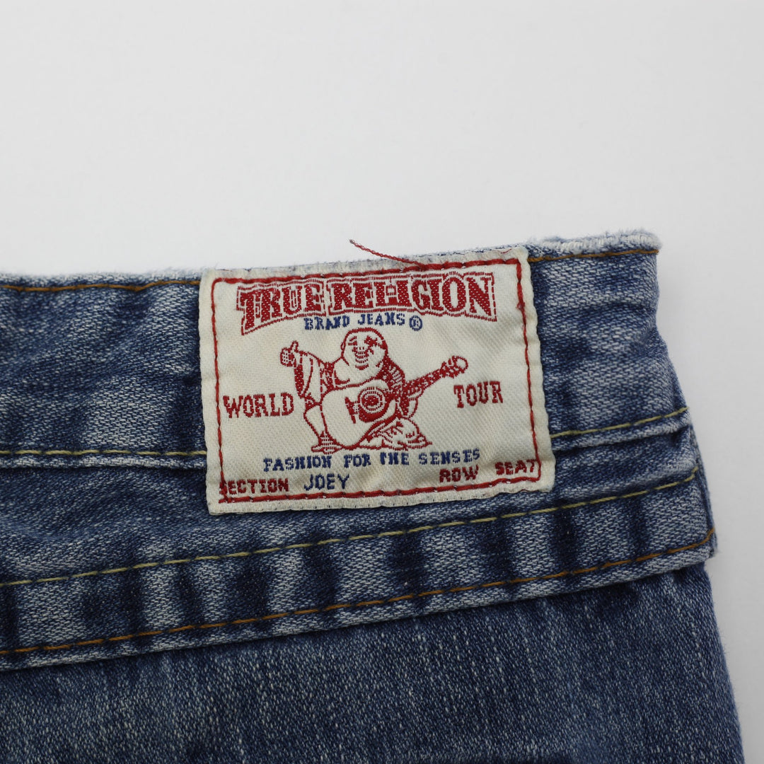 Ladies True Religion Joey Distressed Denim Jeans Size 29