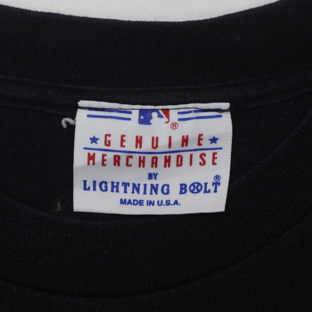 Vintage 1994 Cleveland Indians Lightning Bolt T-Shirt, Single Stitch Made in USA - Fashion Rerun Vintage 