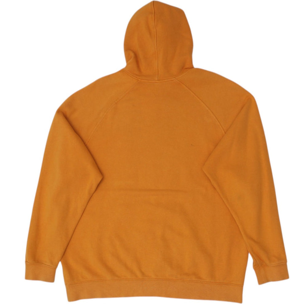Vintage Embroidered Nike Swoosh Orange Pullover Hoodie | Migration_Hoodies - Side View | Fashion Rerun