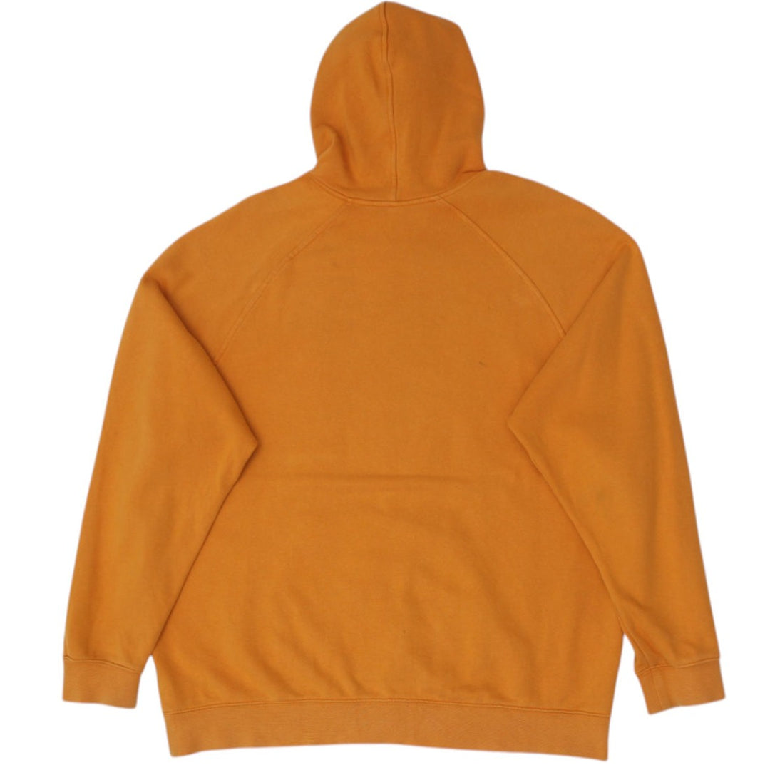Vintage Embroidered Nike Swoosh Orange Pullover Hoodie | Migration_Hoodies - Side View | Fashion Rerun