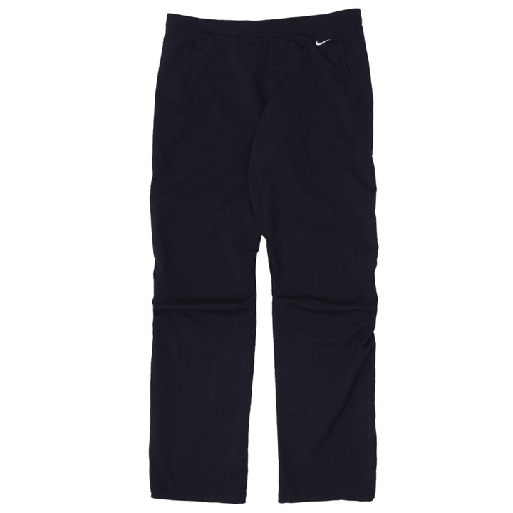 Ladies Embroidered Nike Logo Black Sport Pants