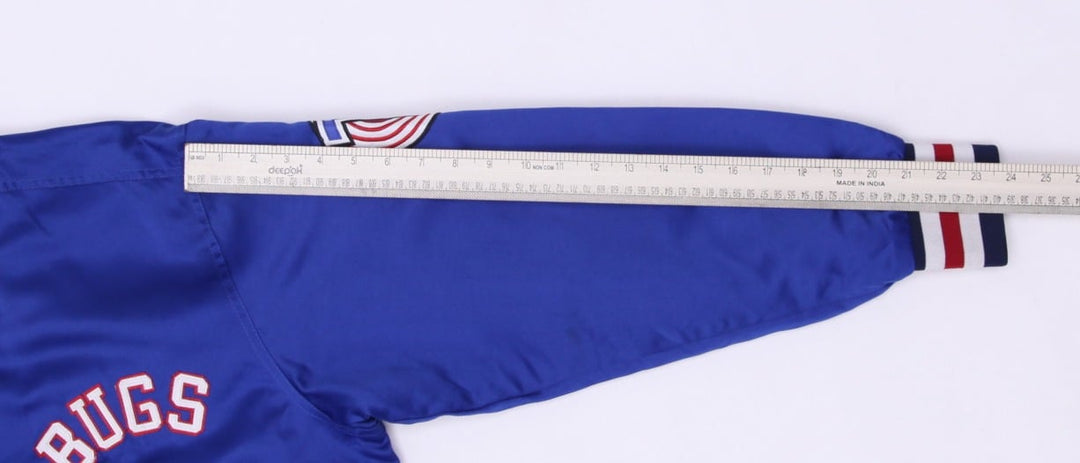 Vintage Headgear Classics Space Jam Bugs Bunny Tune Squad Satin Bomber Jacket L