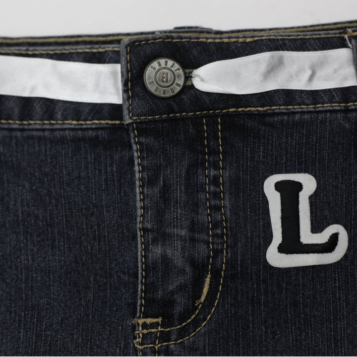 Y2K Ladies Bongo Cheerleader Denim Micro Skirt Size 5