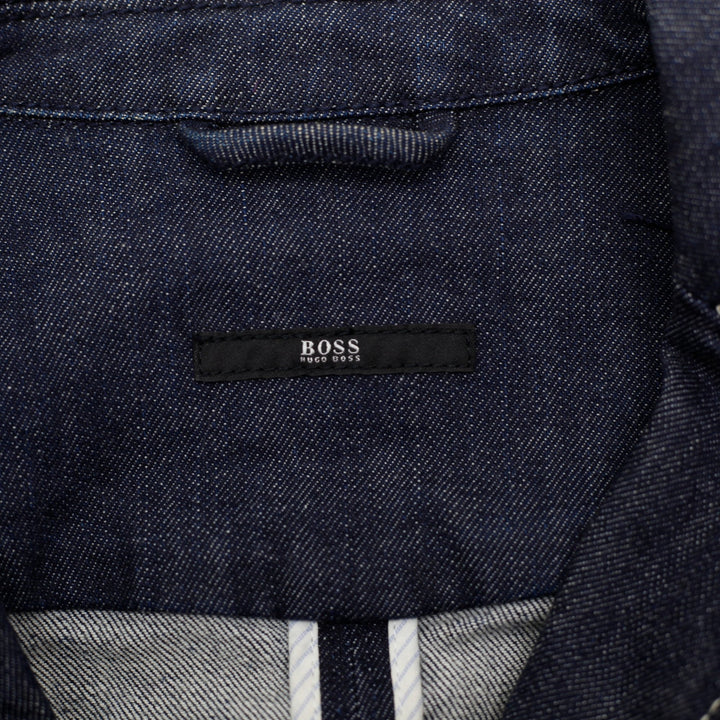 Ladies Hugo Boss Cropped Denim Blazer Jacket