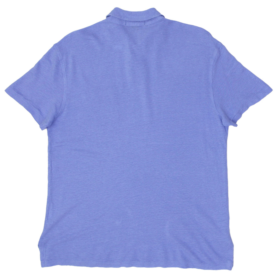 Mens Polo By Ralph 100% Linen Polo T-Shirt