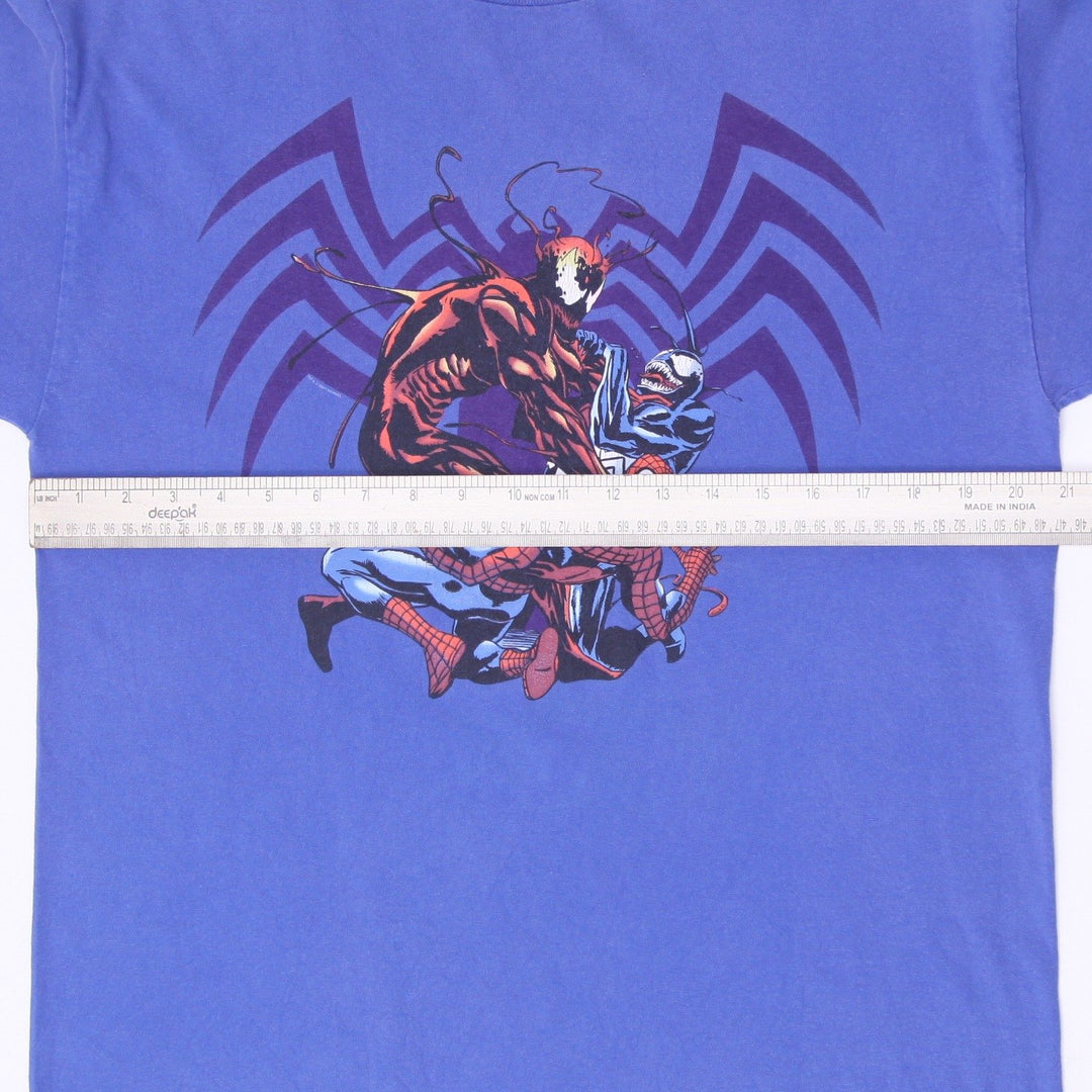 Vintage 90s Spider-Man vs Venom vs Carnage T-Shirt Murina Tag Size L Made In USA