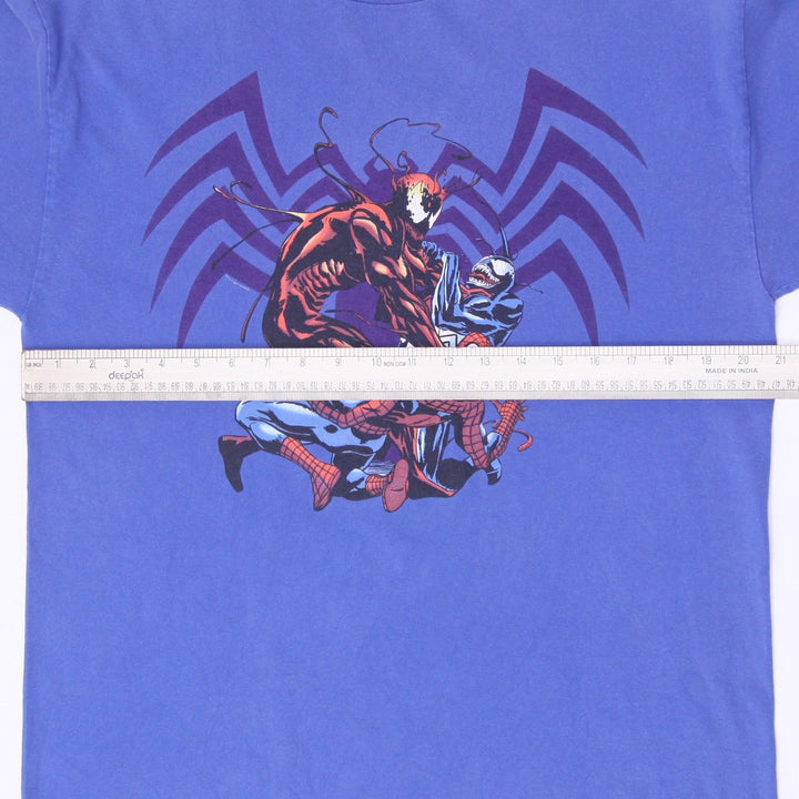 Vintage 90s Spider-Man vs Venom vs Carnage T-Shirt Murina Tag Size L Made In USA