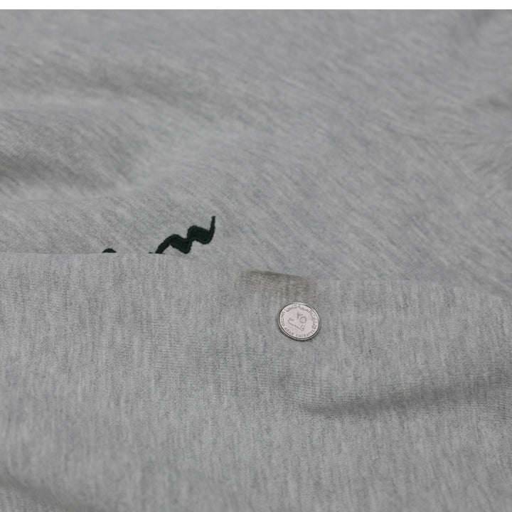 Vintage Champion Reverse Weave Sweatshirt , XL Gray With Green Embroidery Made in USA - Fashion Rerun Vintage Migration_Sweaters