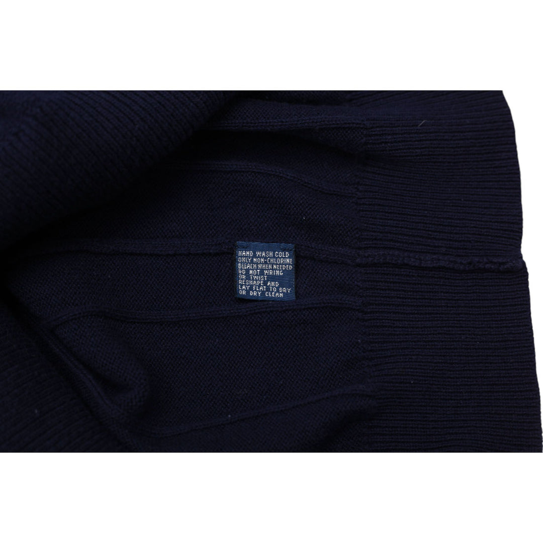 Mens Polo Ralph Lauren Sweater Subtle Vertical Rib Knit Pattern