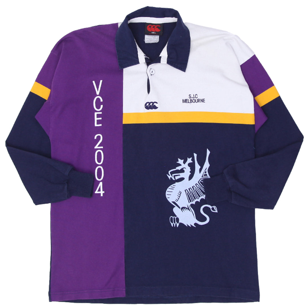 Vintage Canterbury S.J.C Melbourne VCE 2004 Rugby Shirt - Fashion Rerun Vintage Migration_T-Shirt