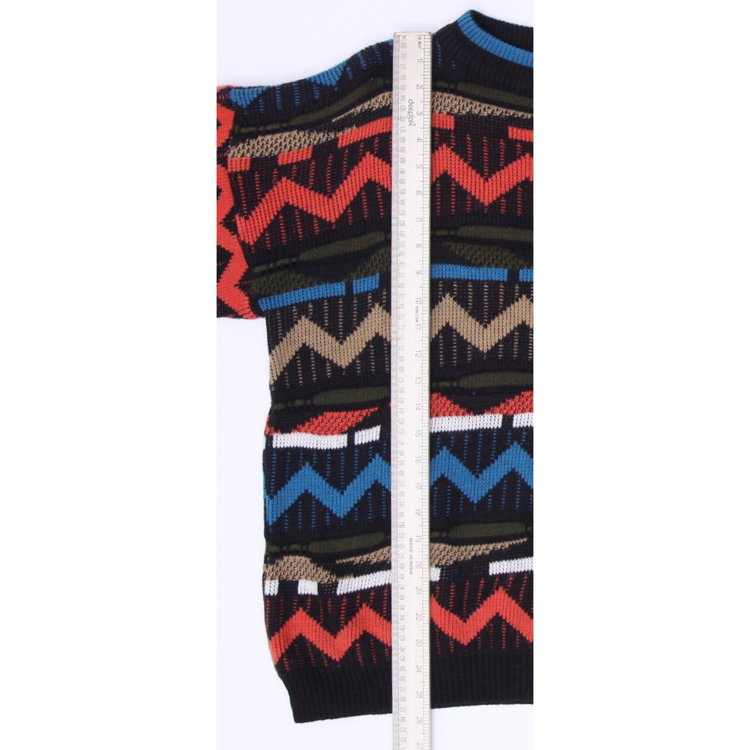 Entourage Graphic Knit Sweater Size L