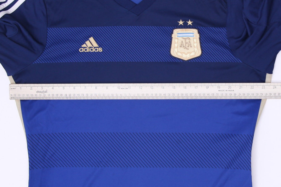Mens Adidas Argentina 2014 Away Football Jersey Blue Size XL World Cup 2014