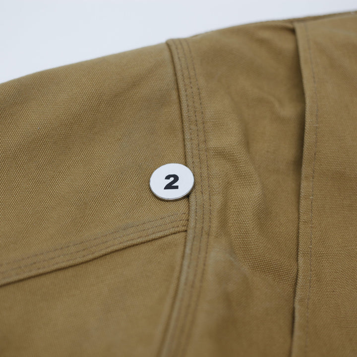Vintage 90s Carhartt C01 BRN Blanket Lined Jacket Size 50