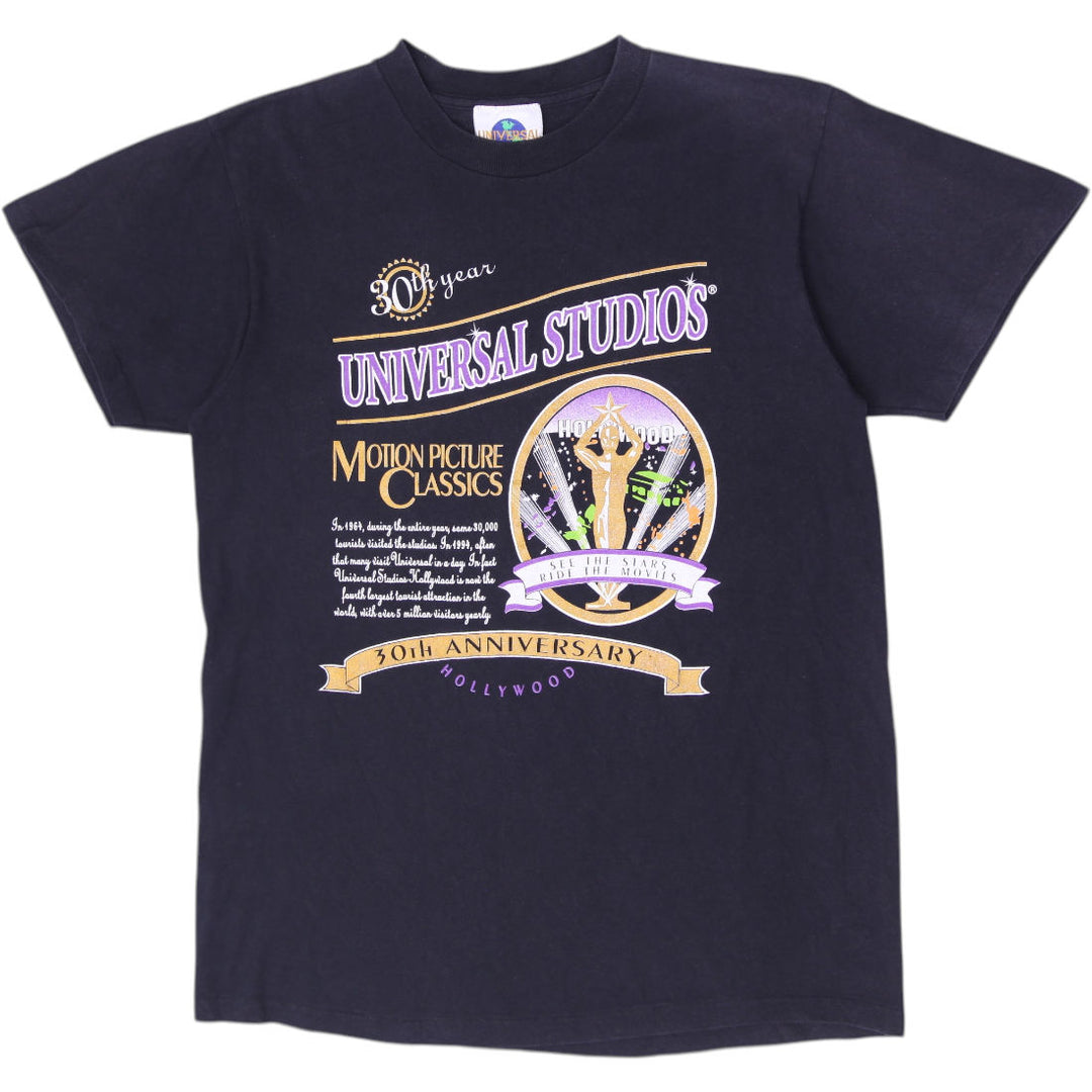 Vintage 1994 Universal Studios Hollywood 30th Anniversary T-Shirt USA Size M