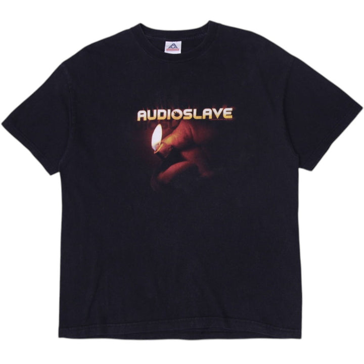 Vintage Mens Audioslave T-Shirt Black Graphic Tour 2003 Cotton XL | Migration_T-Shirts | Fashion Rerun
