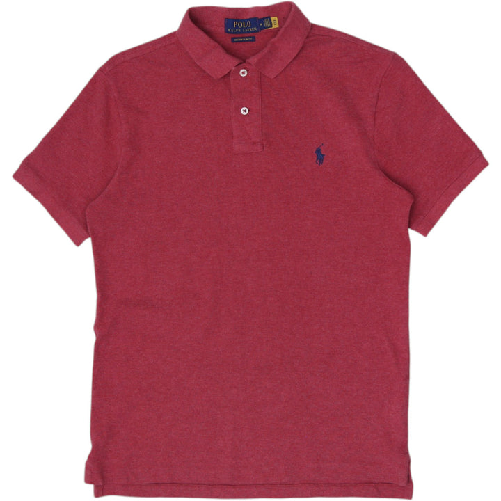 Mens Polo Ralph Lauren Custom Slim Fit Mesh Polo T-Shirt Size M