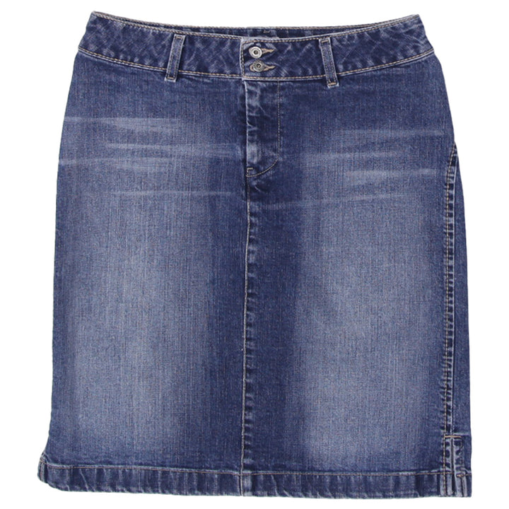 Y2K Ladies Silver Jeans Wash Skirt