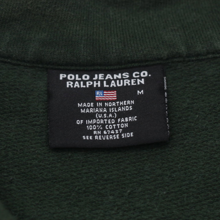 Vintage Polo Jeans Co. Quarter Zip Sweatshirt - Fashion Rerun Vintage Migration_Sweaters