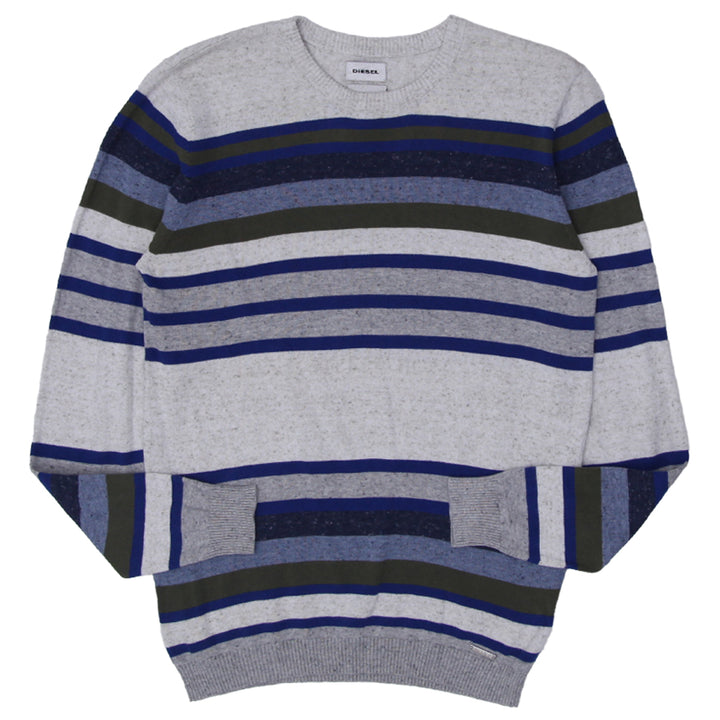 Mens Diesel Striped Knit Sweater - Fashion Rerun Vintage Migration_Sweaters