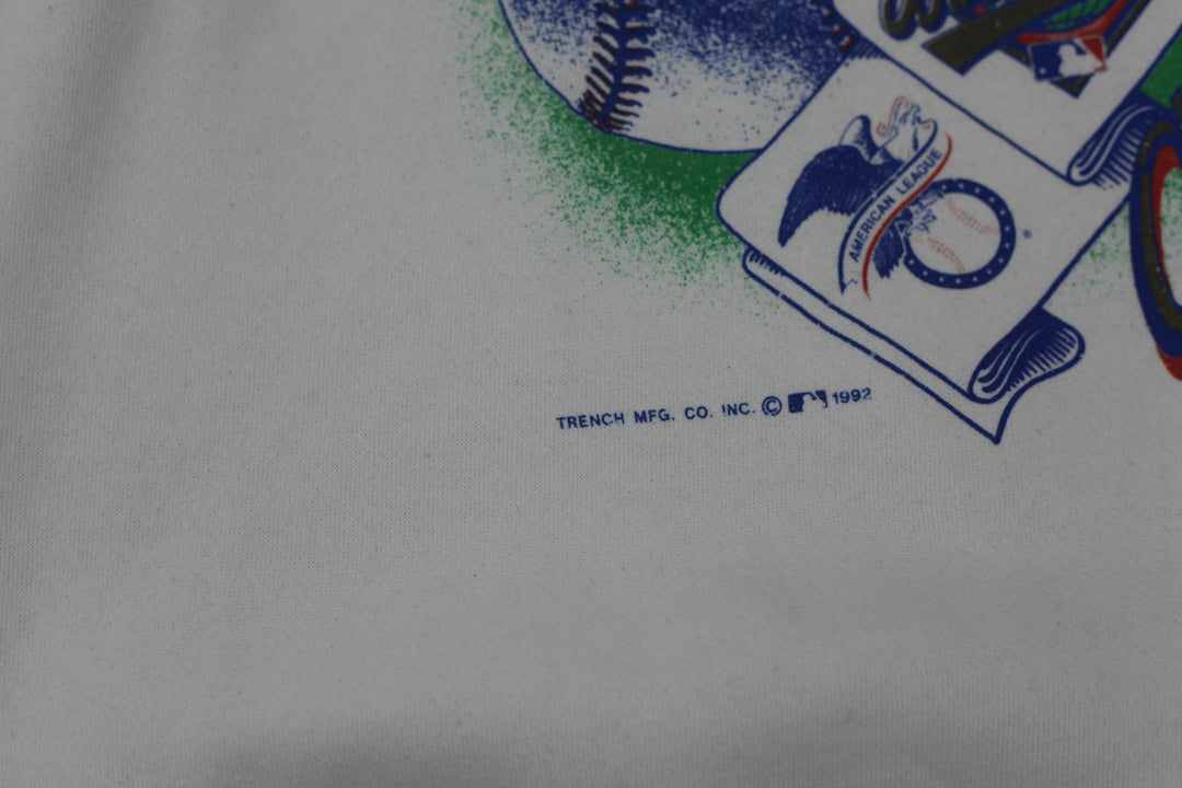 Vintage Toronto Blue Jays American League World Series Champ 92 Sweatshirt - Fashion Rerun Vintage Migration_Sweaters