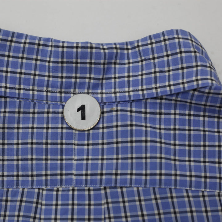 Mens Ralph Lauren Blake Short Sleeve Plaid Button Down Shirt Size M