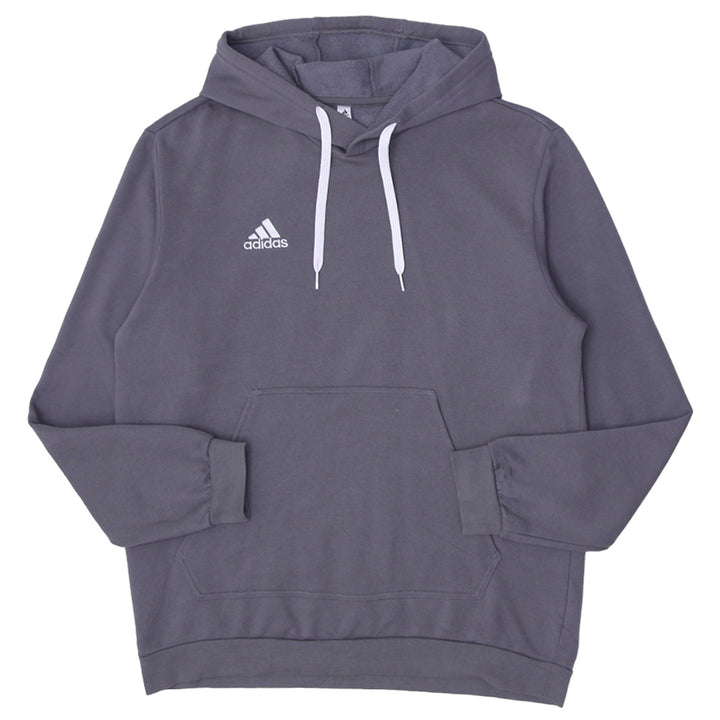 Mens Embroidered Adidas Logo Pullover Hoodie