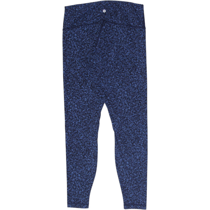 Ladies Lululemon High-Rise Workout Leggings Mineral Deposit Spray Pattern