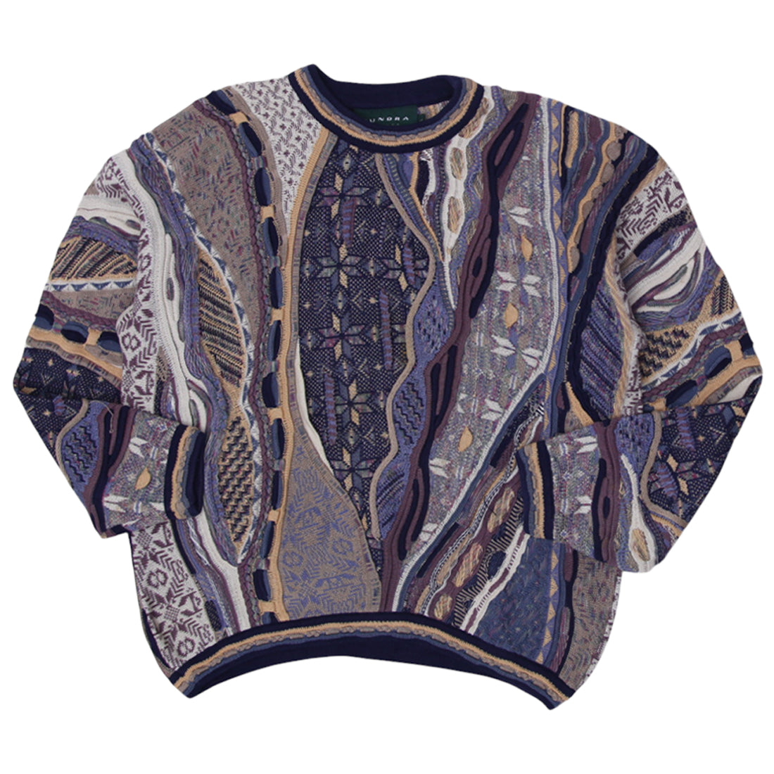 Shop Vintage 90's Coogi Style Tundra Canada 3D Colorful Knit