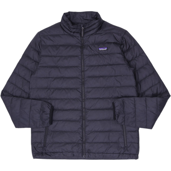 YOUTH BOYS Patagonia Down Sweater Full Zip Puffer Jacket Size XXL