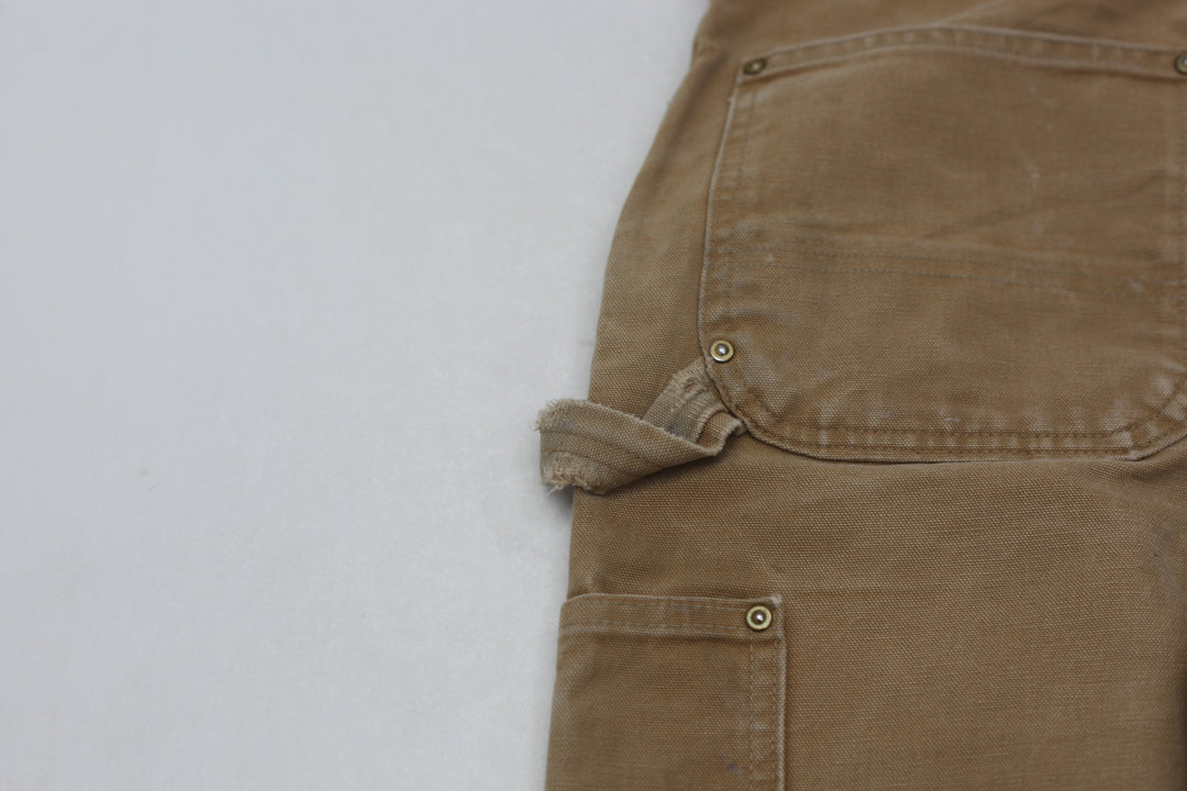 Mens B01 BRN Loose Original Fit Double Knee Carhartt Pants