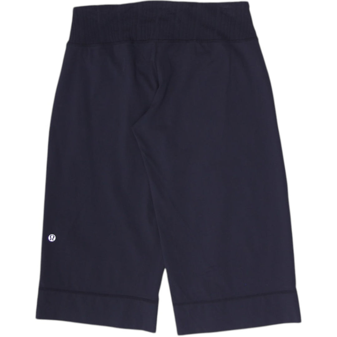 Ladies Lululemon Black Fitted Running Gym Shorts Womens