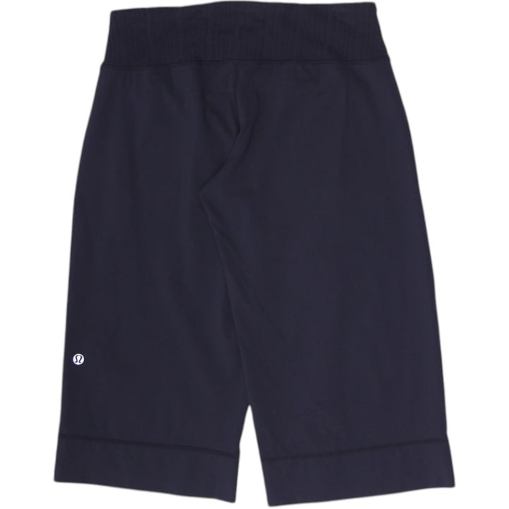 Ladies Lululemon Black Fitted Running Gym Shorts Womens
