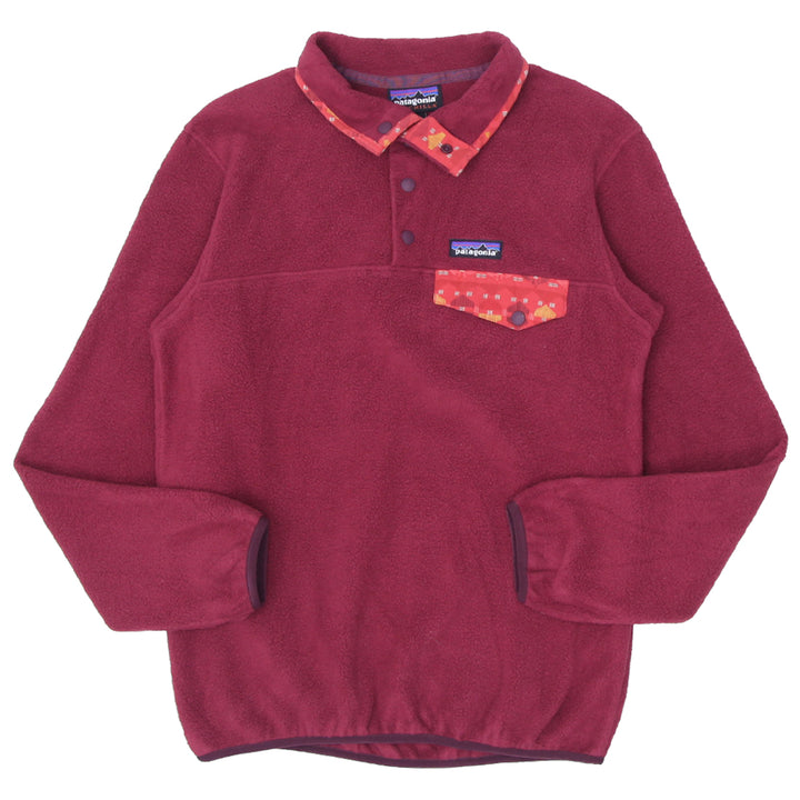 Ladies Patagonia Synchilla Snap T Fleece Pullover - Fashion Rerun Vintage Migration_Sweaters