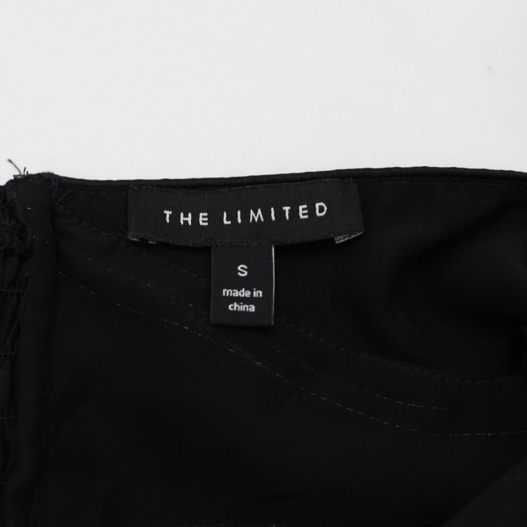 Y2K Ladies The Limited Halter Top Black Beaded Detail