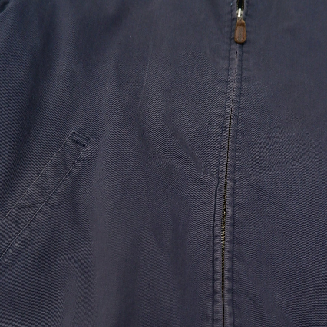 Vintage Mens Polo Ralph Lauren Jacket Navy Full Zip Harrington