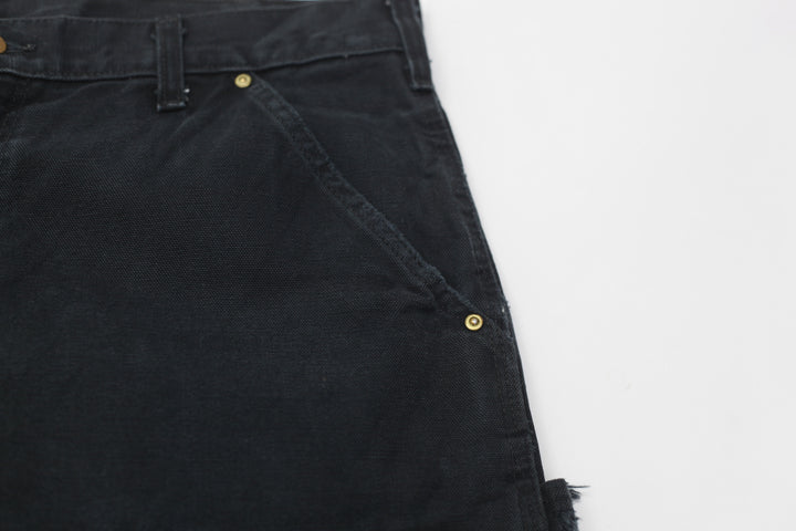 Mens Dungaree Fit B01 BLK Double Knee Carhartt Pants
