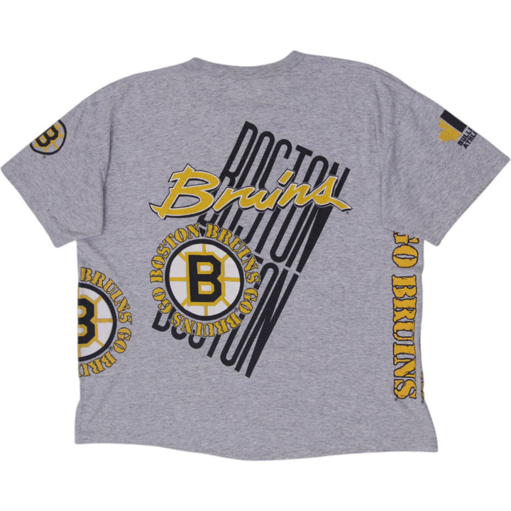 Vintage 1990 Boston Bruins Bulletin Athletic AOP T-Shirt