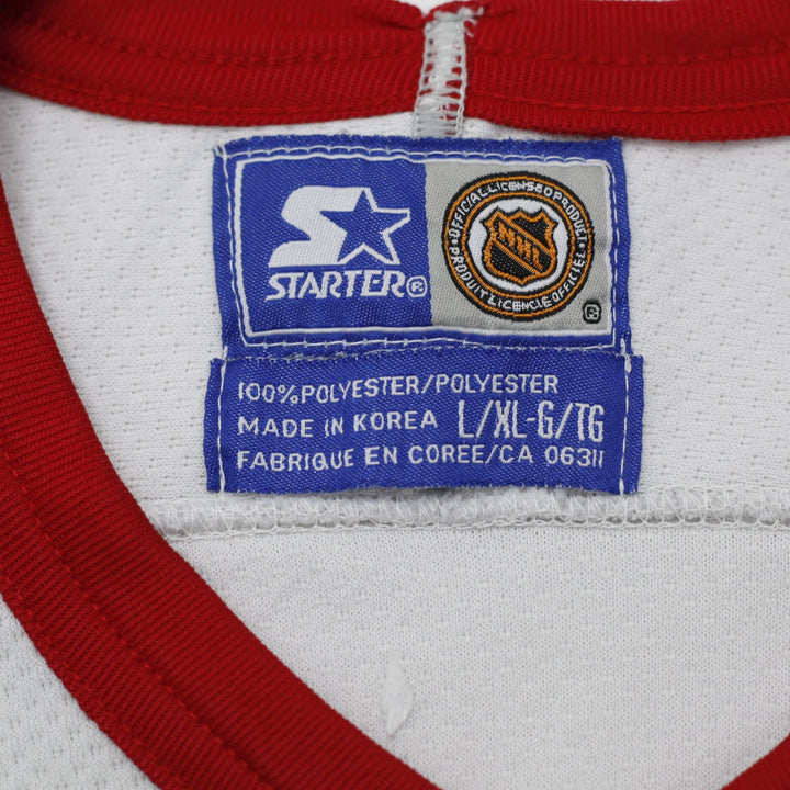 Vintage 90s Starter Detroit Red Wings NHL Hockey Jersey Western Conference L XL