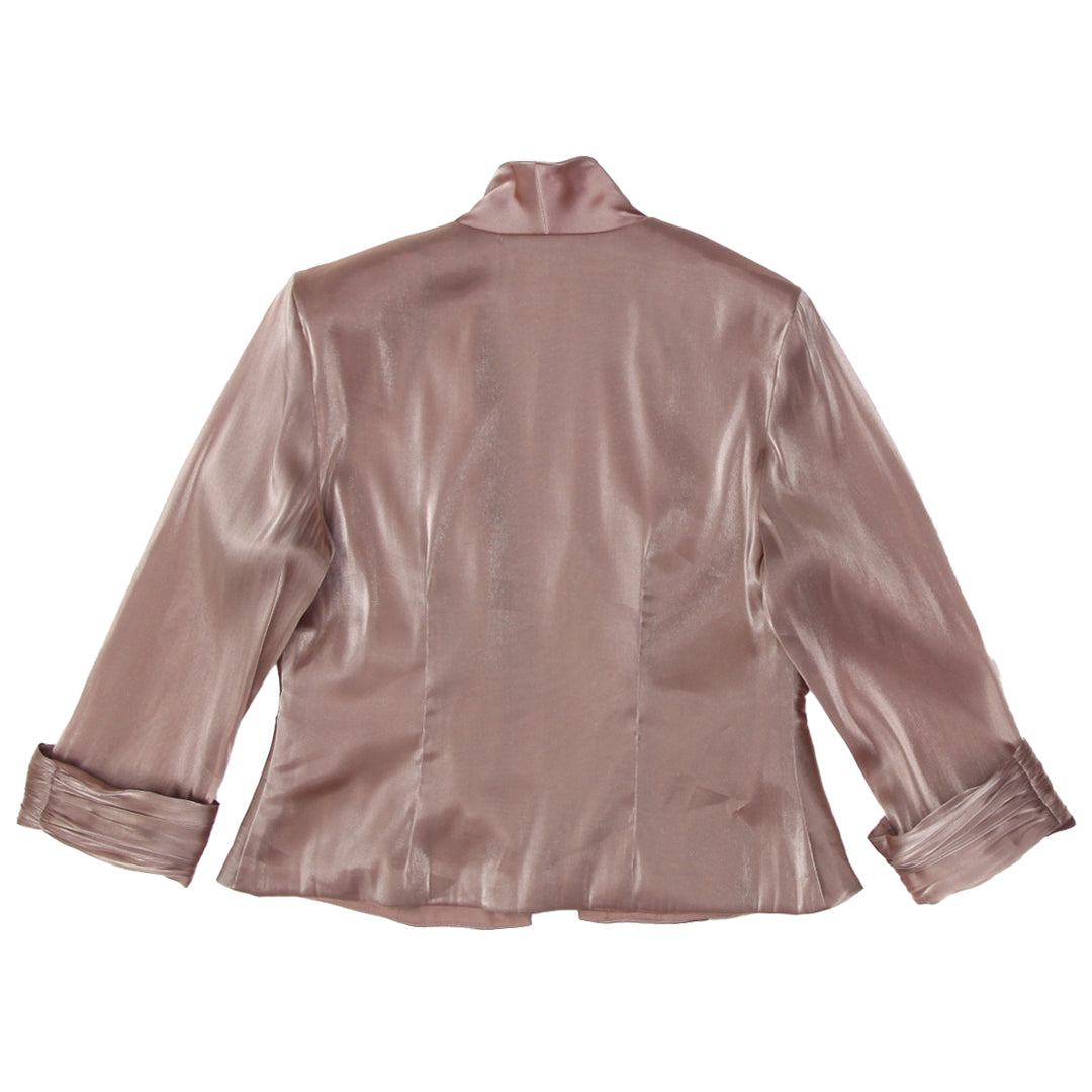 Y2K Ladies J.R. Nites By Carol In Open Long Sleeve Top